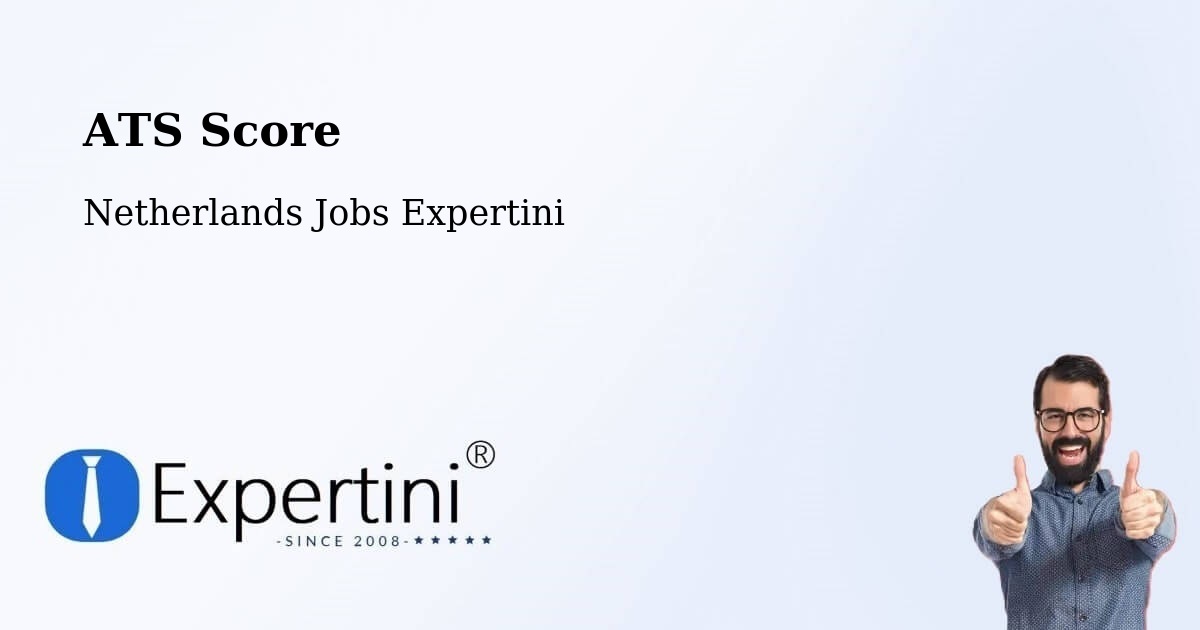 Resume ATS Score & Job Description Match Tool – Scharn - Netherlands Jobs Expertini